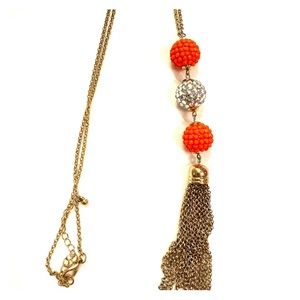 MUST SELL Tassel necklace 🧡